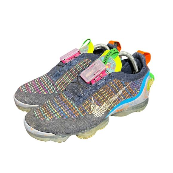 Nike Air VaporMax‎ 2020 Flyknit Deep Royal Blue Multi CJ6740-400 Mens Size 9